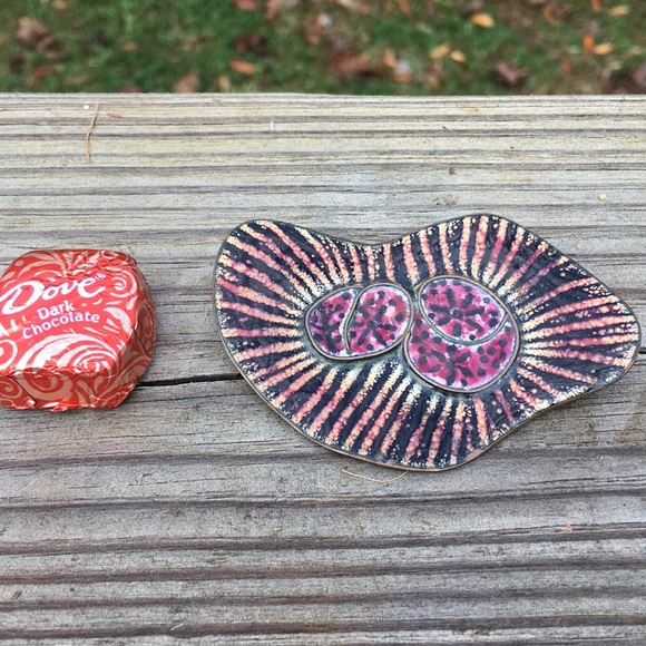 Modernist enameled brooch - Picture 7 of 7